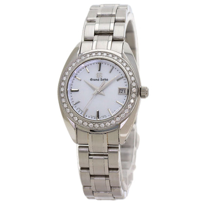 SEIKO Grand Seiko Round Face Bezel Diamond Watches STGF079 4J52-0AD0 Stainless Steel/Stainless Steel Ladies