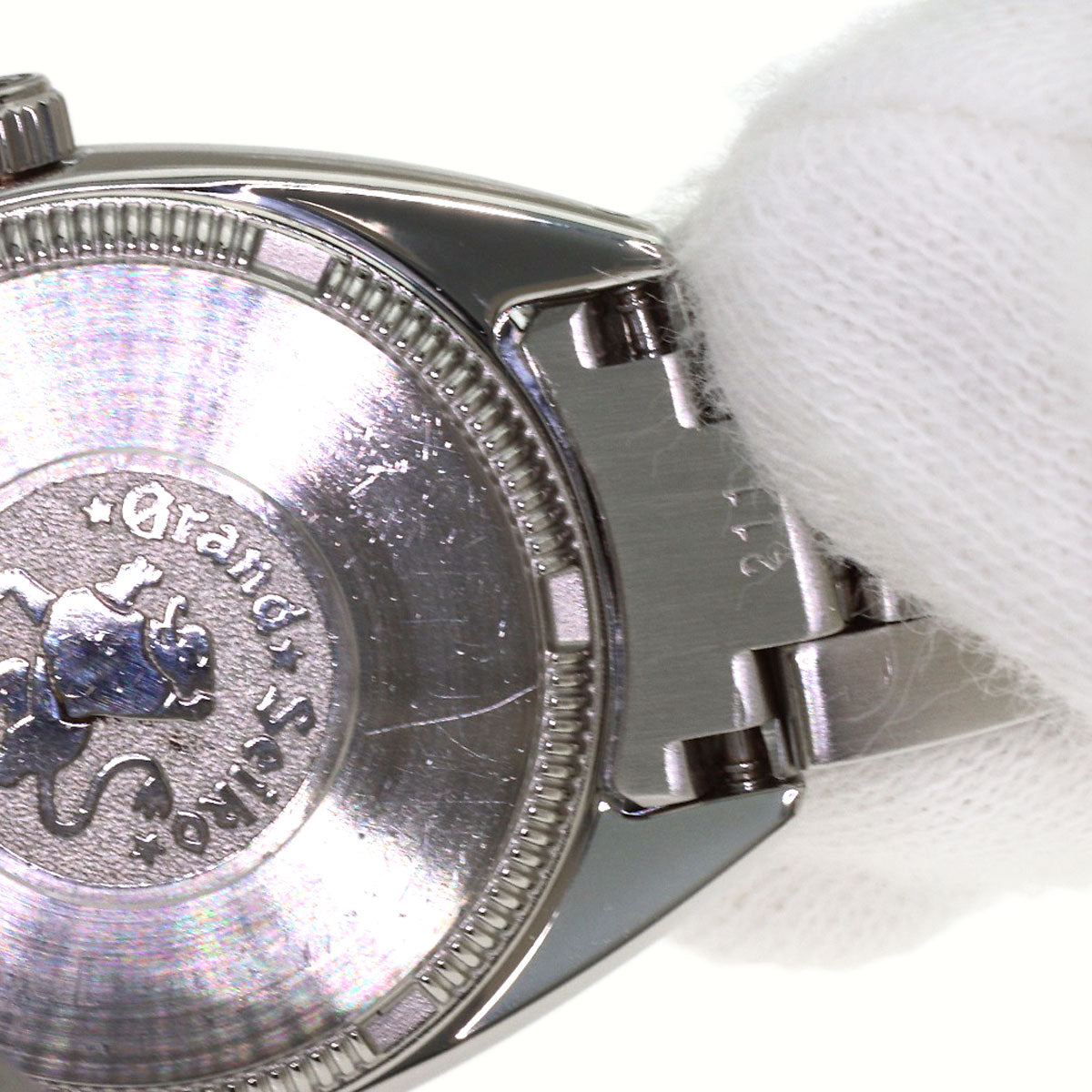 SEIKO Grand Seiko Round Face Bezel Diamond Watches STGF079 4J52-0AD0 Stainless Steel/Stainless Steel Ladies