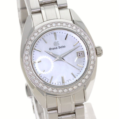 SEIKO Grand Seiko Round Face Bezel Diamond Watches STGF079 4J52-0AD0 Stainless Steel/Stainless Steel Ladies