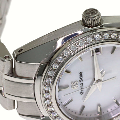 SEIKO Grand Seiko Round Face Bezel Diamond Watches STGF079 4J52-0AD0 Stainless Steel/Stainless Steel Ladies