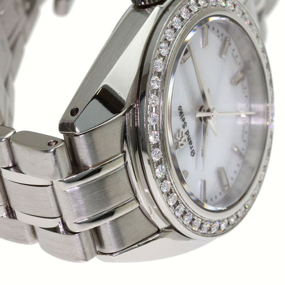SEIKO Grand Seiko Round Face Bezel Diamond Watches STGF079 4J52-0AD0 Stainless Steel/Stainless Steel Ladies