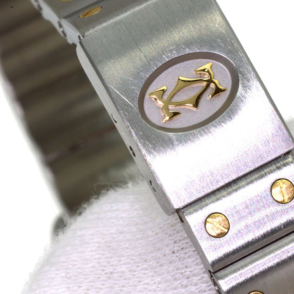 CARTIER Santos Galve SM Watches W20012C14 Stainless Steel/SSxK18YG Ladies