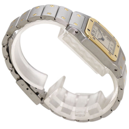 CARTIER Santos Galve SM Watches W20012C14 Stainless Steel/SSxK18YG Ladies
