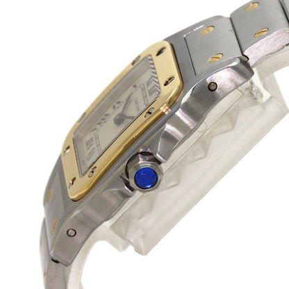 CARTIER Santos Galve SM Watches W20012C14 Stainless Steel/SSxK18YG Ladies