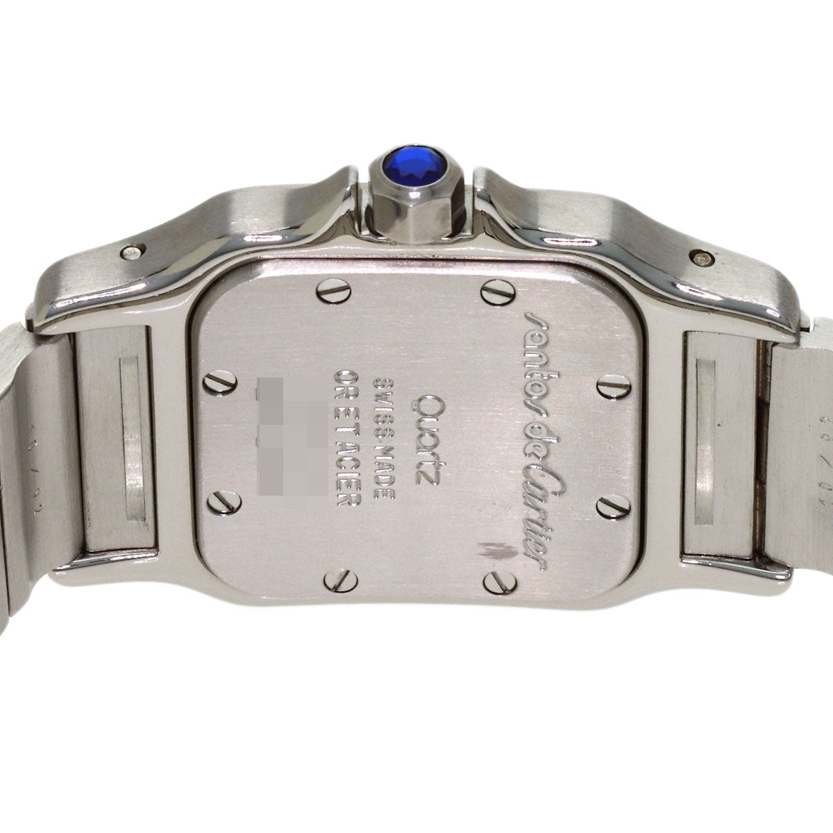 CARTIER Santos Galve SM Watches W20012C14 Stainless Steel/SSxK18YG Ladies