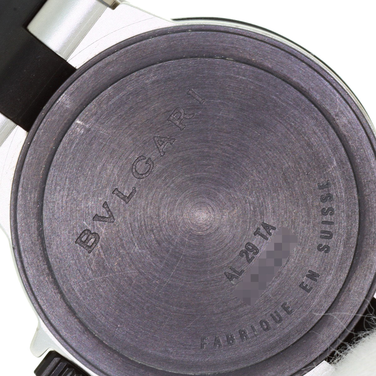BVLGARI aluminum Watches AL29TAVD aluminum/Rubber Ladies