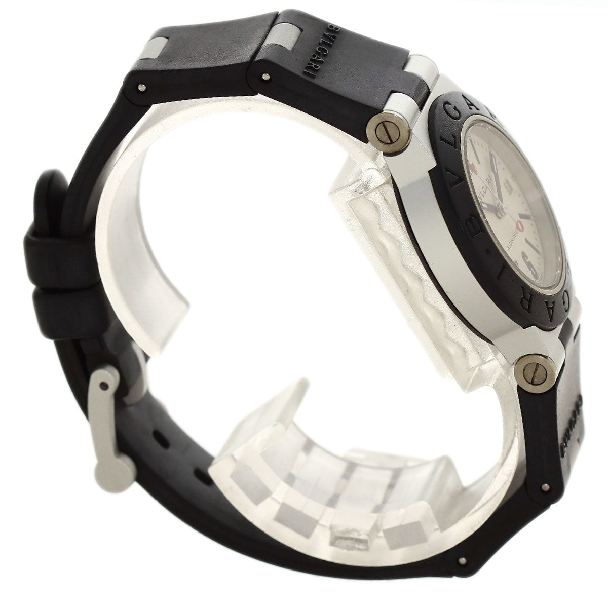 BVLGARI aluminum Watches AL29TAVD aluminum/Rubber Ladies
