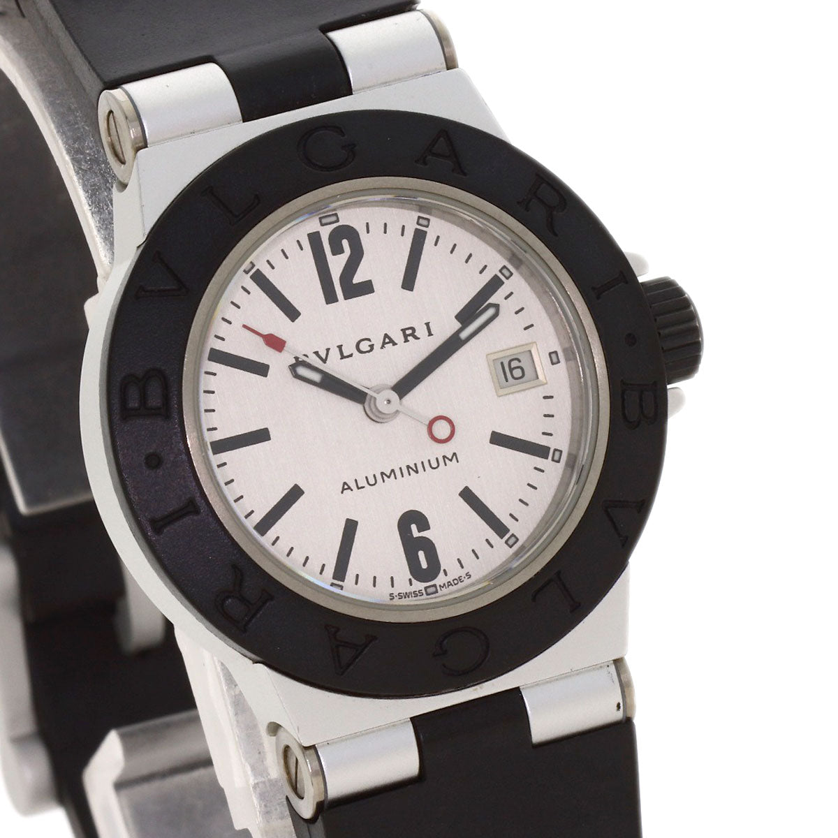 BVLGARI aluminum Watches AL29TAVD aluminum/Rubber Ladies