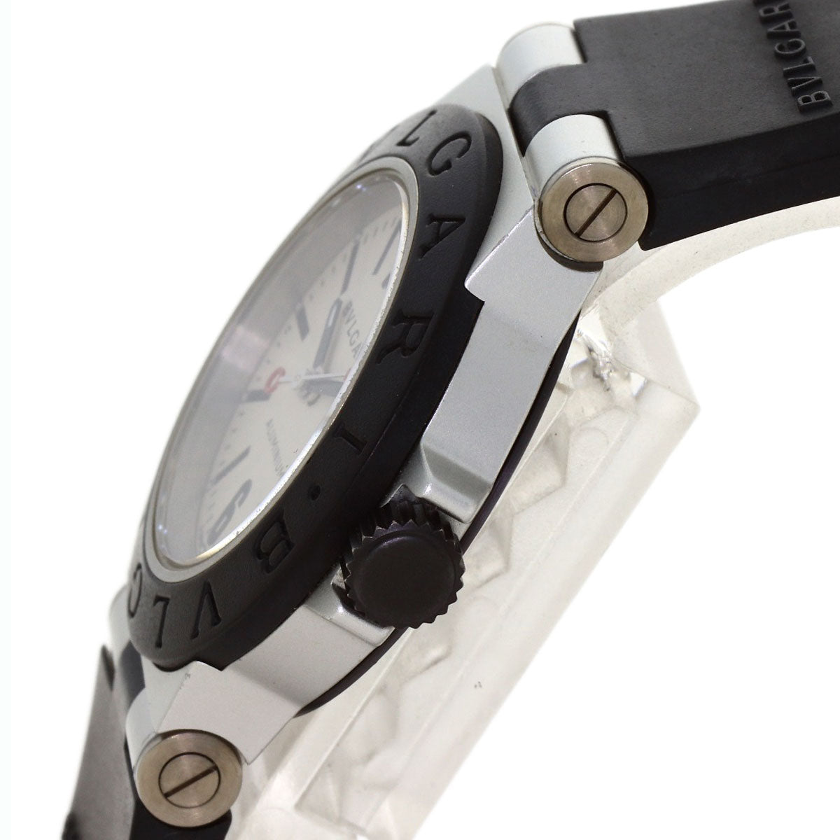 BVLGARI aluminum Watches AL29TAVD aluminum/Rubber Ladies