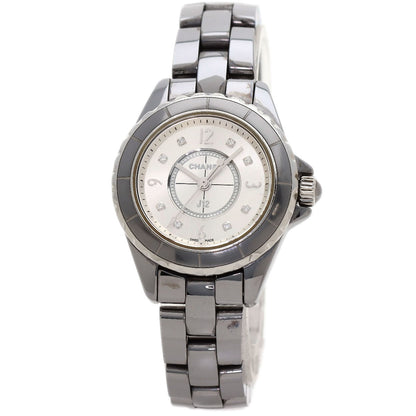 CHANEL J12 Chromatic 8P Diamond 1.1 " Watches H3401 Ceramic/Ceramic Ladies