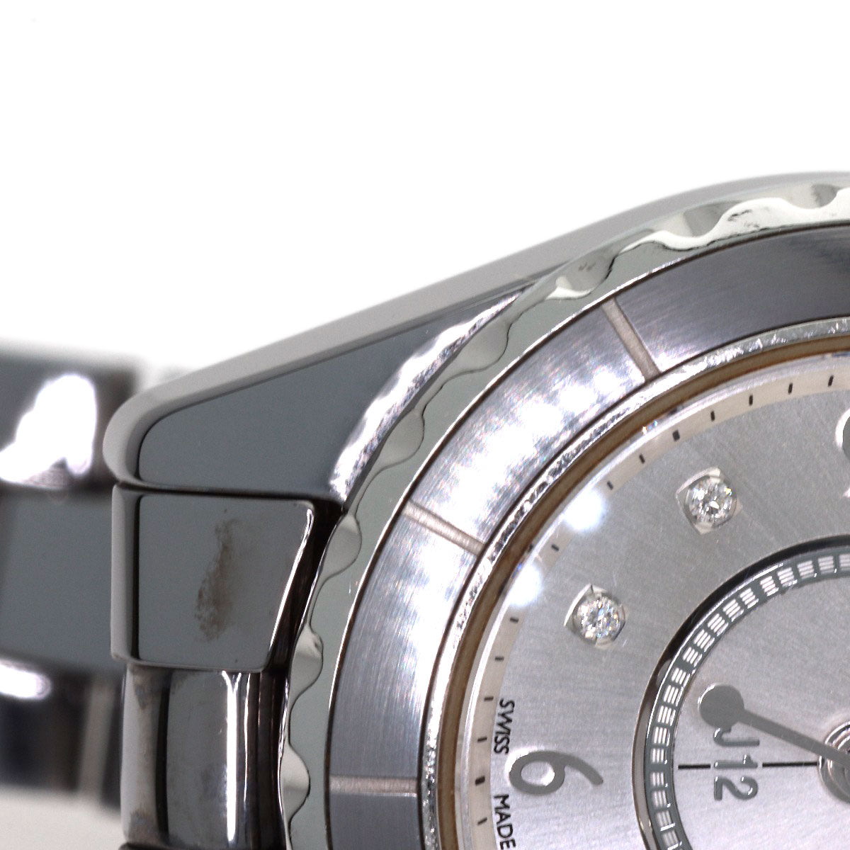 CHANEL J12 Chromatic 8P Diamond 1.1 " Watches H3401 Ceramic/Ceramic Ladies