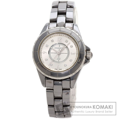 CHANEL J12 Chromatic 8P Diamond 1.1 " Watches H3401 Ceramic/Ceramic Ladies