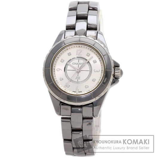 CHANEL J12 Chromatic 8P Diamond 1.1 " Watches H3401 Ceramic/Ceramic Ladies
