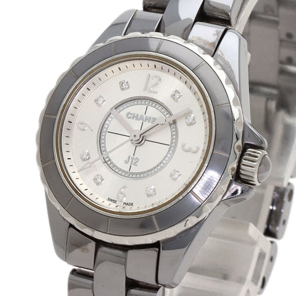 CHANEL J12 Chromatic 8P Diamond 1.1 " Watches H3401 Ceramic/Ceramic Ladies