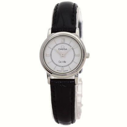 OMEGA De Ville Watches 7874.31 Stainless Steel/Leather Ladies