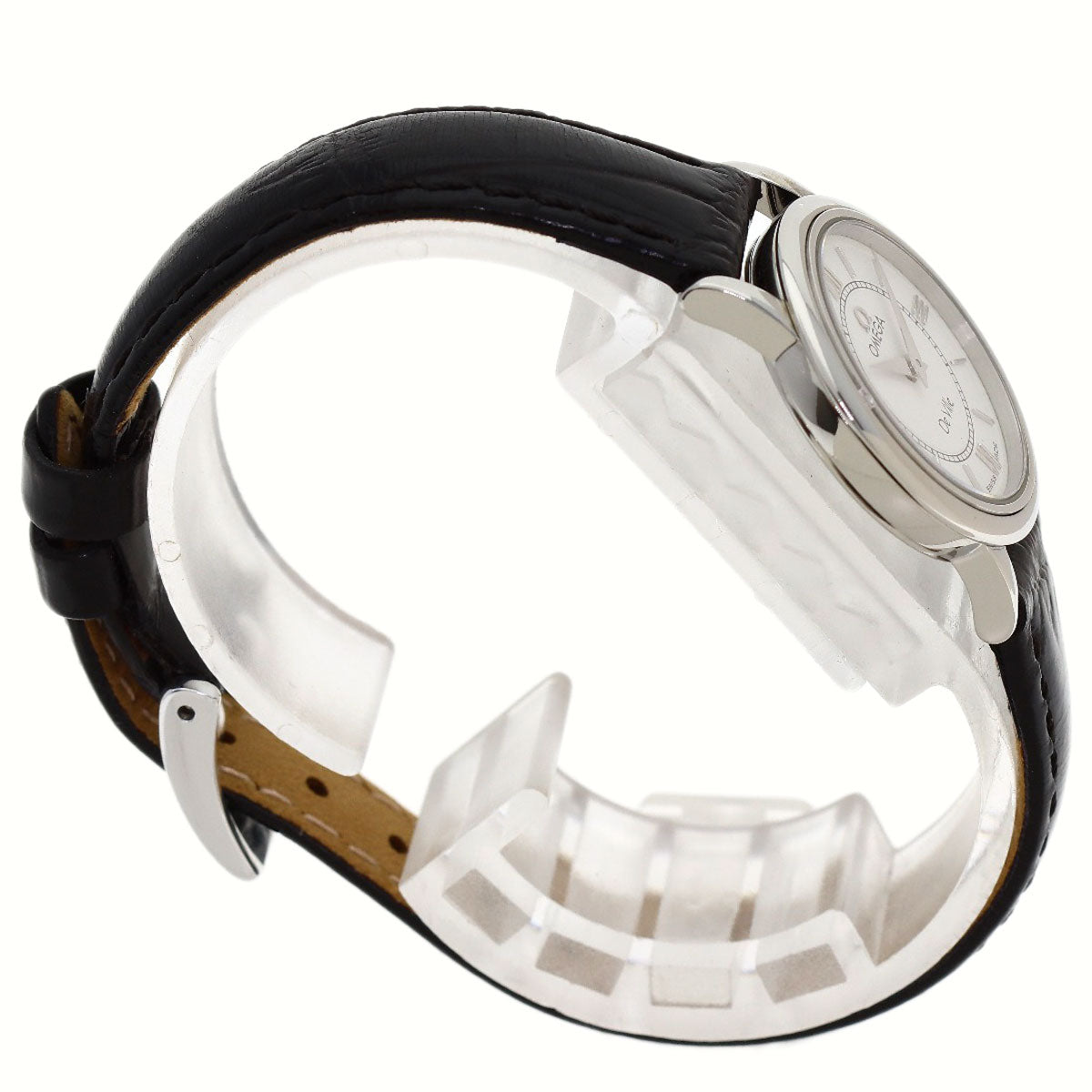 OMEGA De Ville Watches 7874.31 Stainless Steel/Leather Ladies