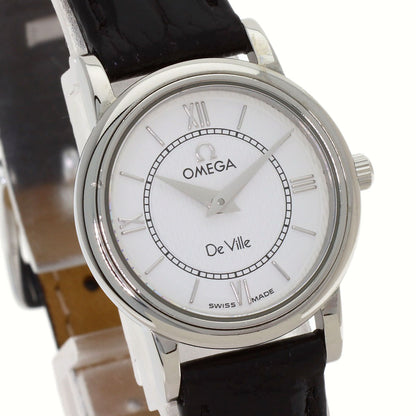 OMEGA De Ville Watches 7874.31 Stainless Steel/Leather Ladies
