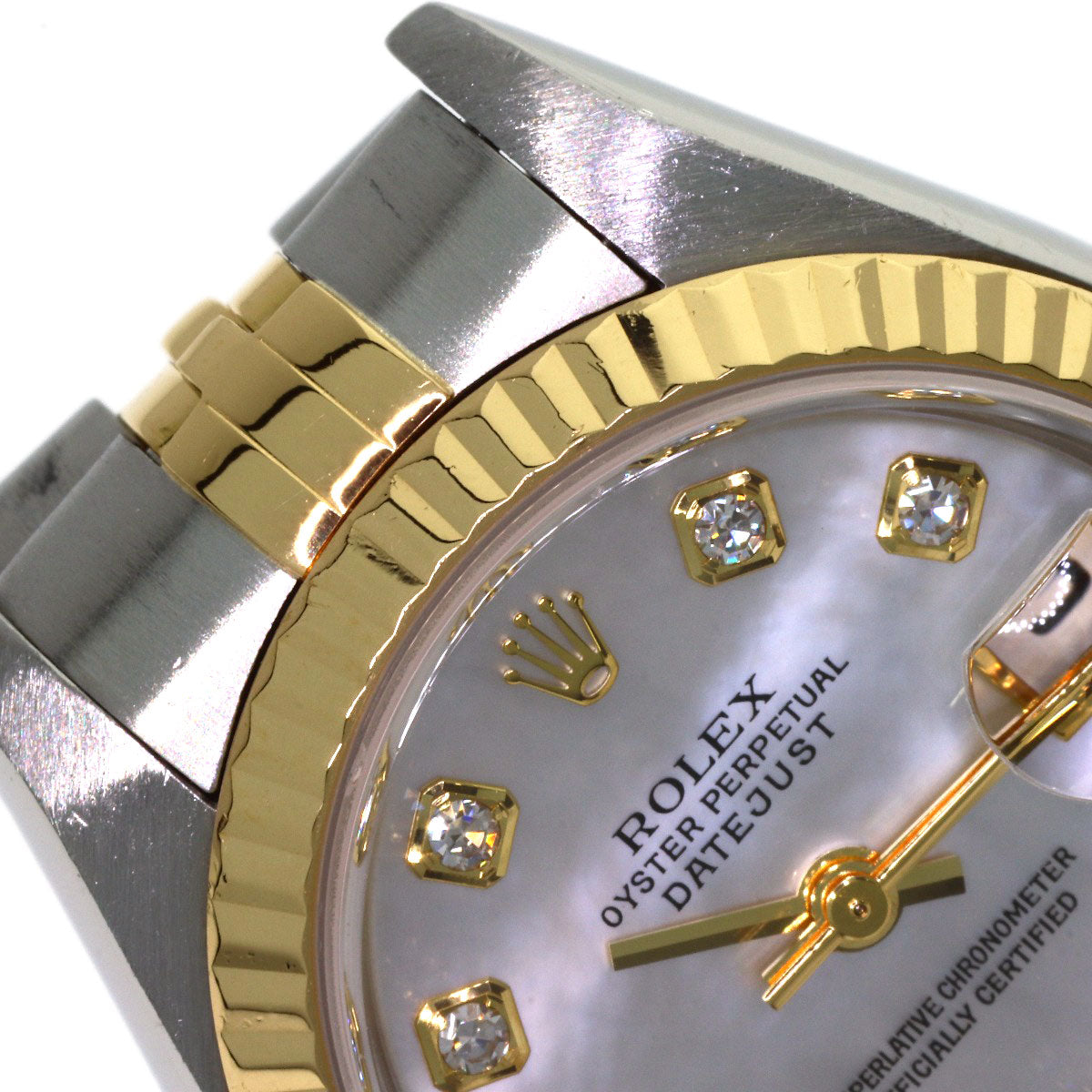 ROLEX DATEJUST 10P Diamond Watches 79173NG Stainless Steel/SSxK18YG Ladies