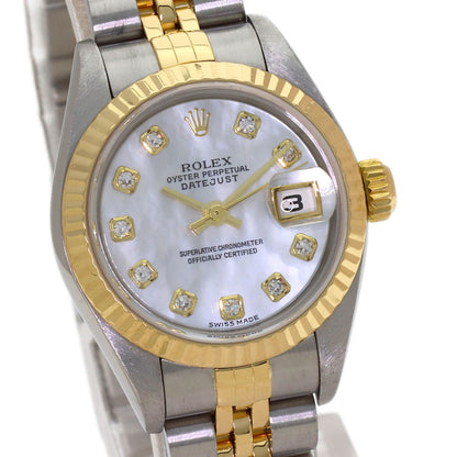 ROLEX DATEJUST 10P Diamond Watches 79173NG Stainless Steel/SSxK18YG Ladies