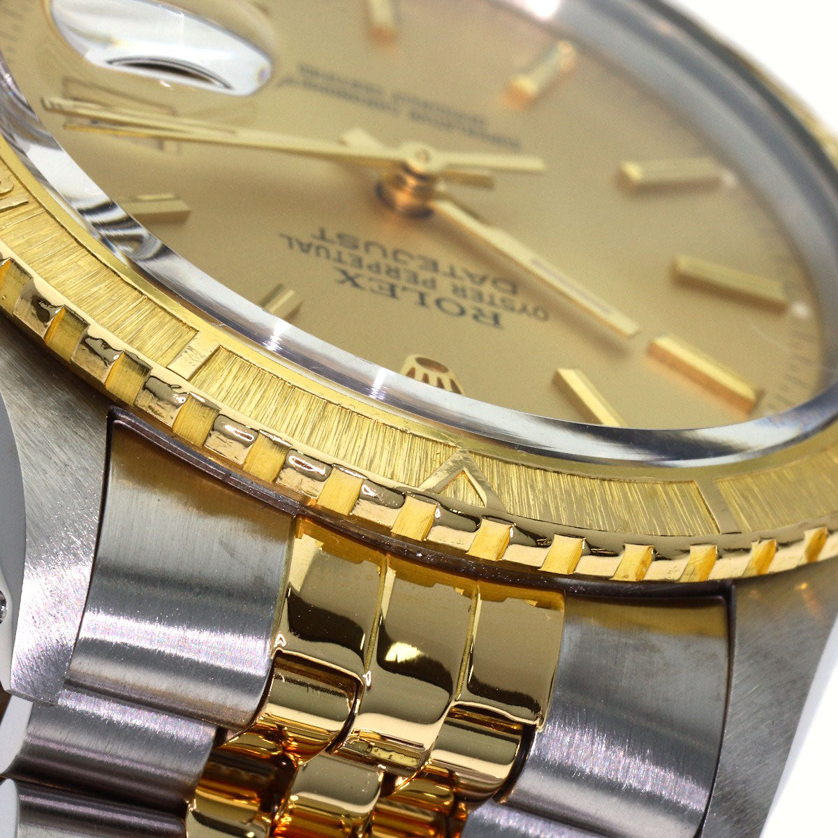 ROLEX Datejust Thunderbird, 1987 model. Watches 16253 Stainless Steel/SSxK18YG mens