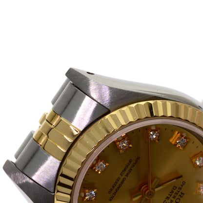 ROLEX DATEJUST 10P Diamond Watches 69173G Stainless Steel/SSxK18YG Ladies
