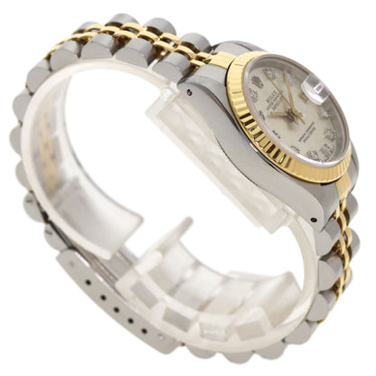ROLEX DATEJUST 10P Diamond Watches 69173G Stainless Steel/SSxK18YG Ladies