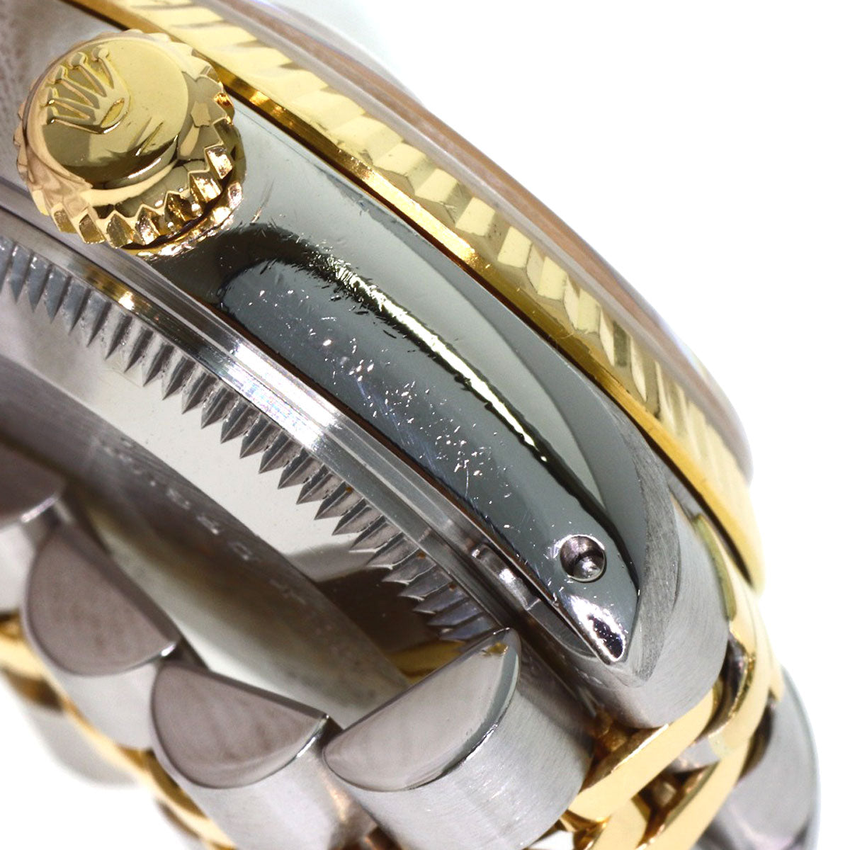 ROLEX DATEJUST 10P Diamond Watches 69173G Stainless Steel/SSxK18YG Ladies