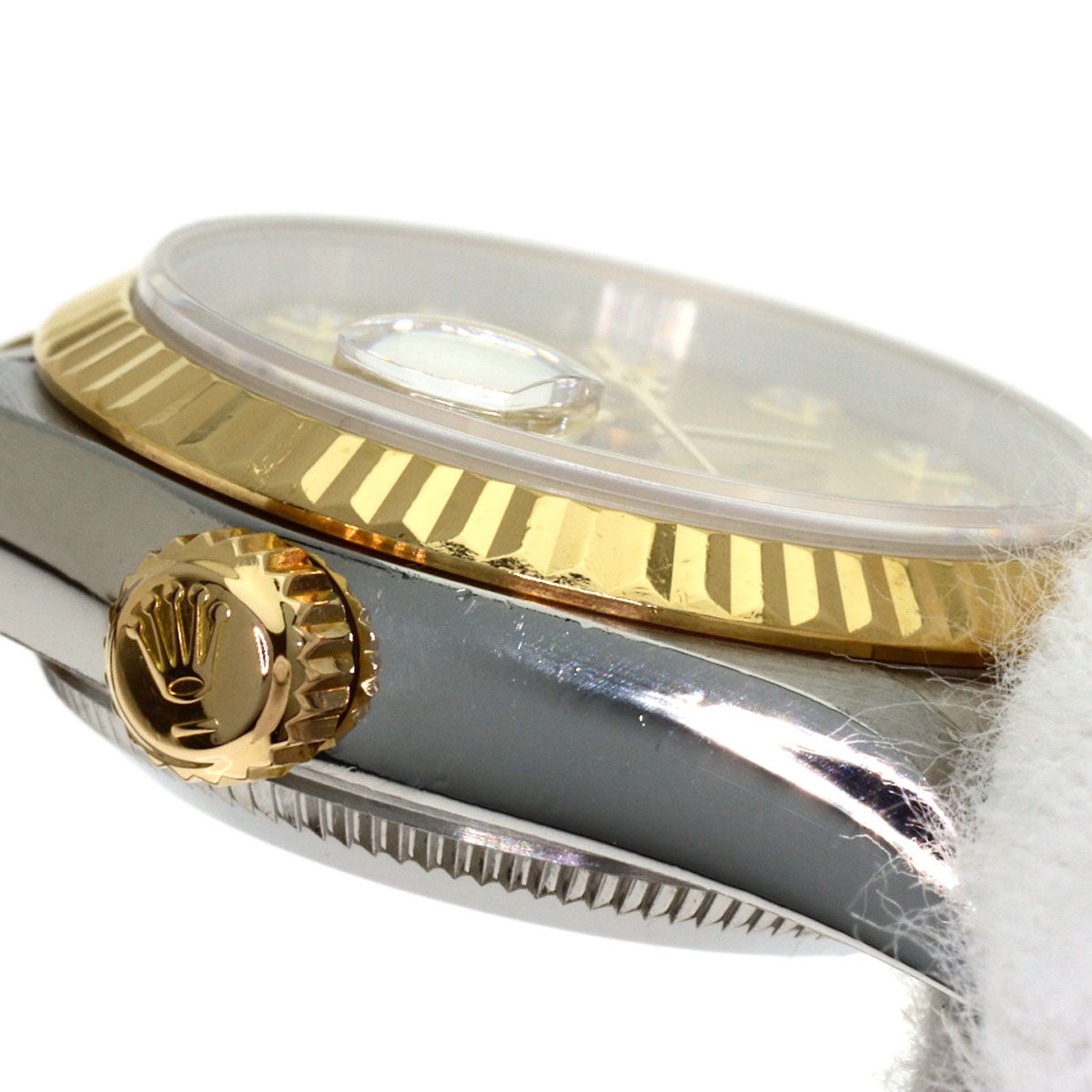 ROLEX DATEJUST 10P Diamond Watches 79173G Stainless Steel/SSxK18YG Ladies