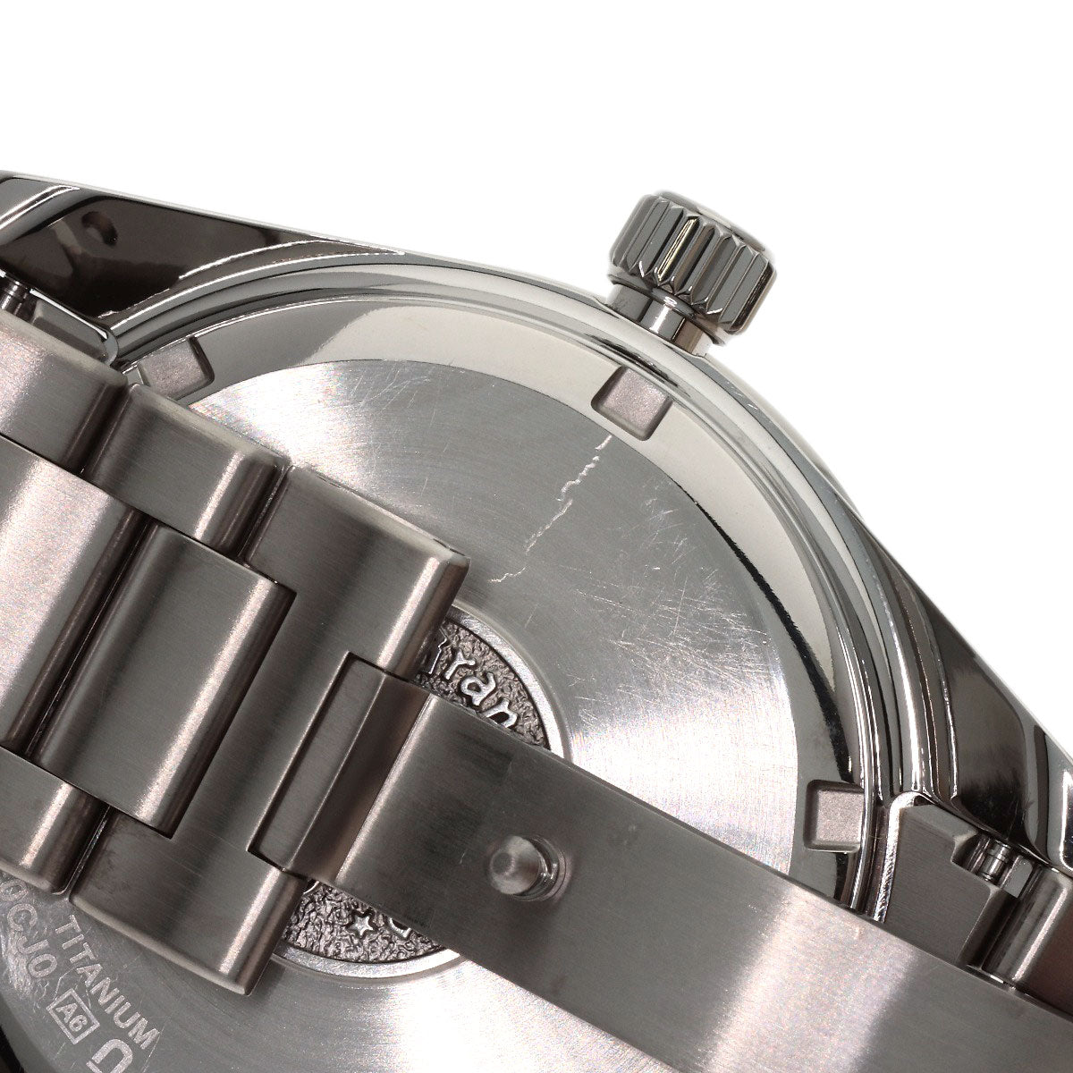 SEIKO Grand Seiko Round Face Spring Drive Watches SBGA347 Stainless Steel/Stainless Steel mens