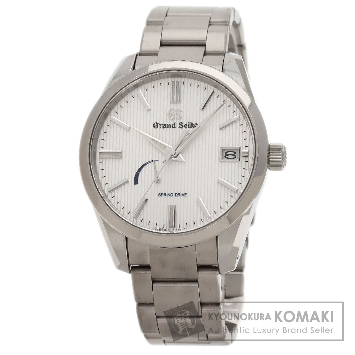 SEIKO Grand Seiko Round Face Spring Drive Watches SBGA347 Stainless Steel/Stainless Steel mens