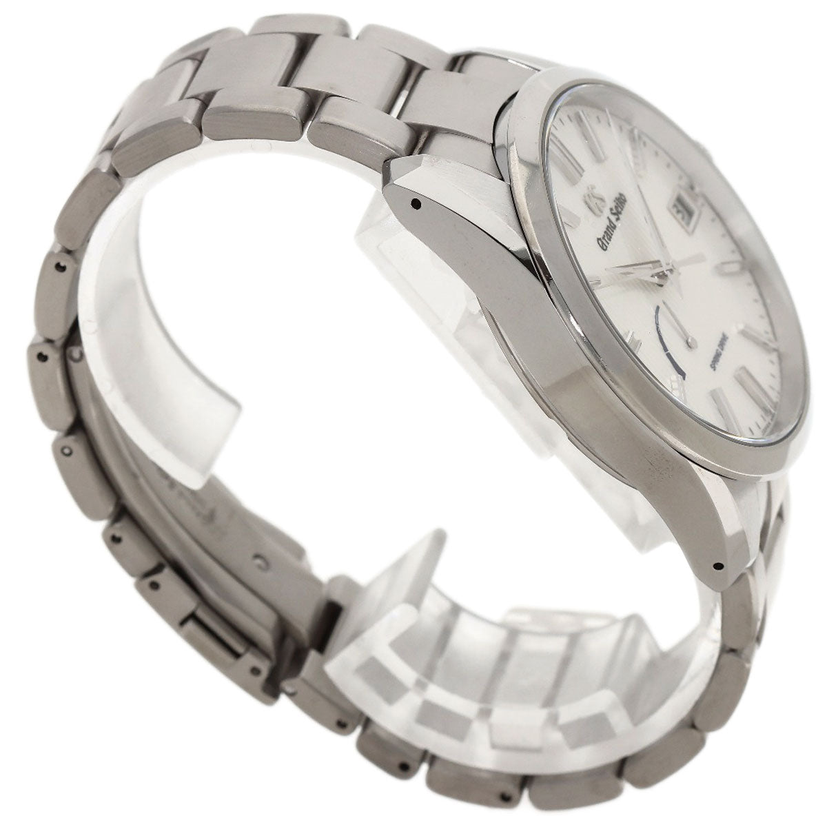 SEIKO Grand Seiko Round Face Spring Drive Watches SBGA347 Stainless Steel/Stainless Steel mens