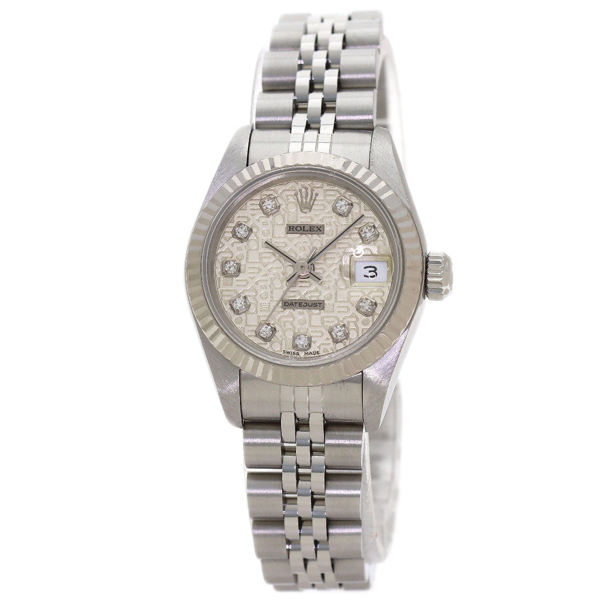 ROLEX DATEJUST 10P Diamond Watches 69174G Stainless Steel/Stainless Steel Ladies
