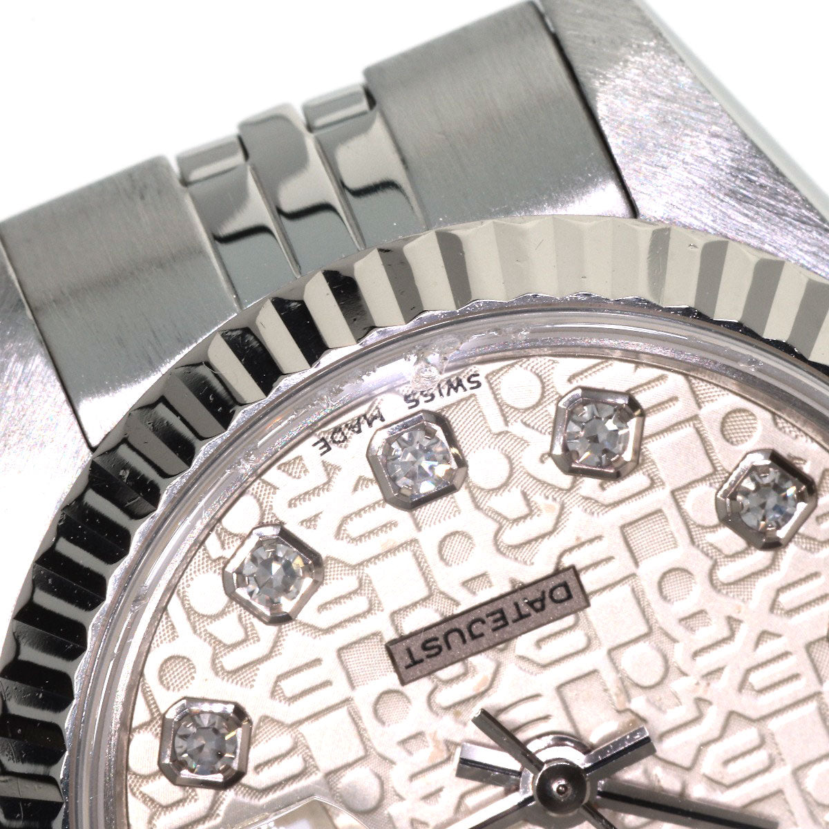 ROLEX DATEJUST 10P Diamond Watches 69174G Stainless Steel/Stainless Steel Ladies