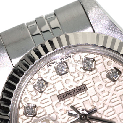 ROLEX DATEJUST 10P Diamond Watches 69174G Stainless Steel/Stainless Steel Ladies