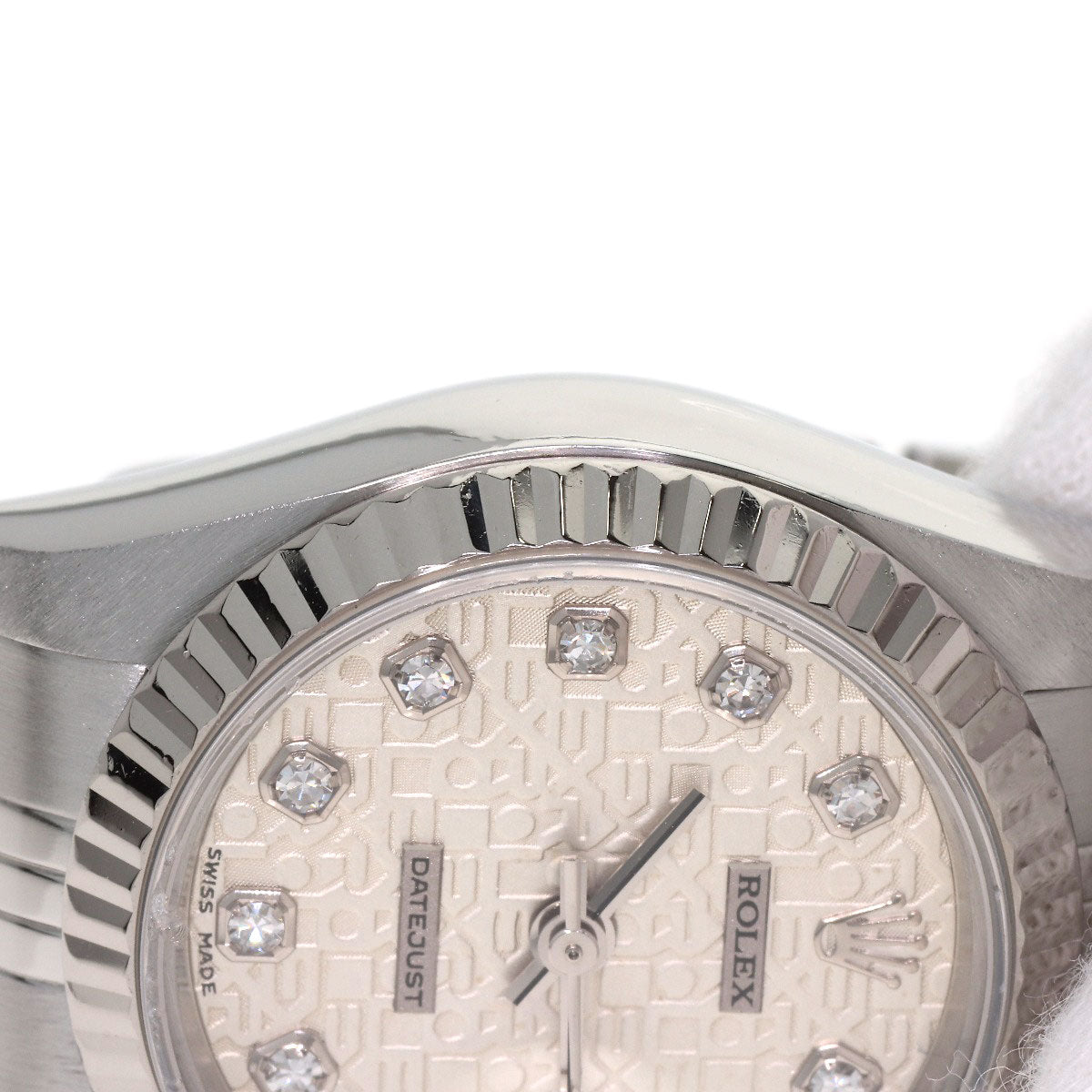 ROLEX DATEJUST 10P Diamond Watches 69174G Stainless Steel/Stainless Steel Ladies