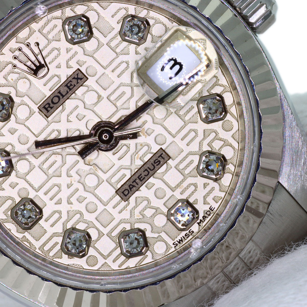 ROLEX DATEJUST 10P Diamond Watches 69174G Stainless Steel/Stainless Steel Ladies