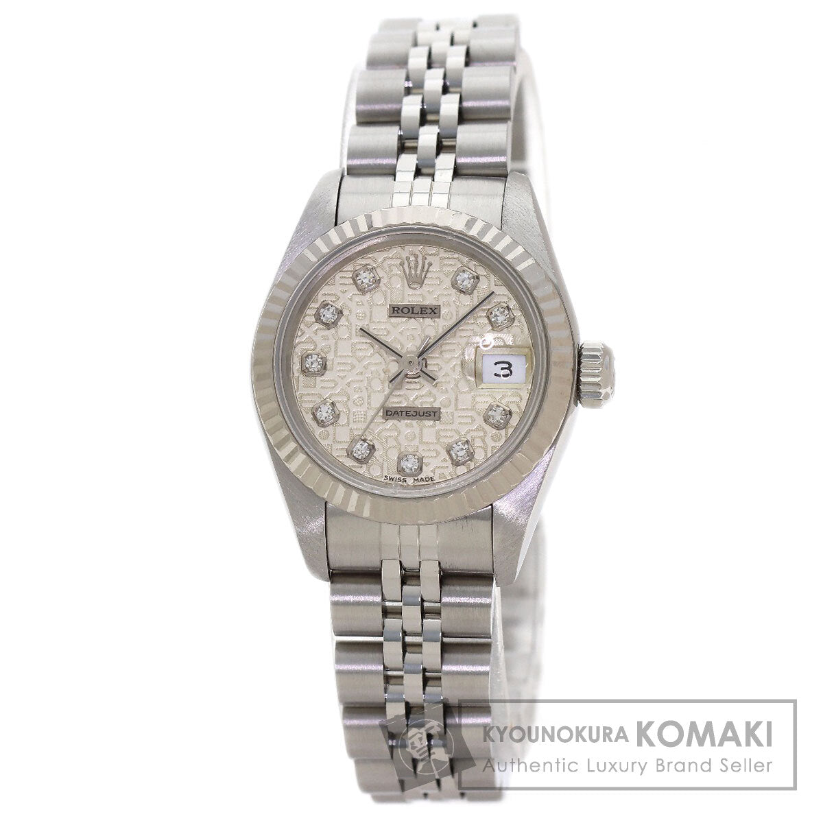 ROLEX DATEJUST 10P Diamond Watches 69174G Stainless Steel/Stainless Steel Ladies