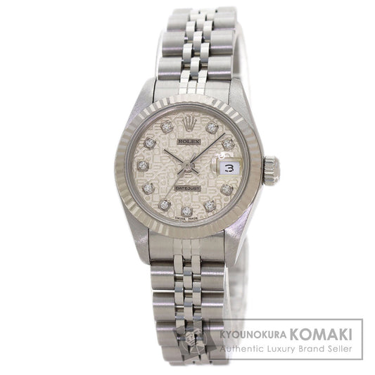 ROLEX DATEJUST 10P Diamond Watches 69174G Stainless Steel/Stainless Steel Ladies