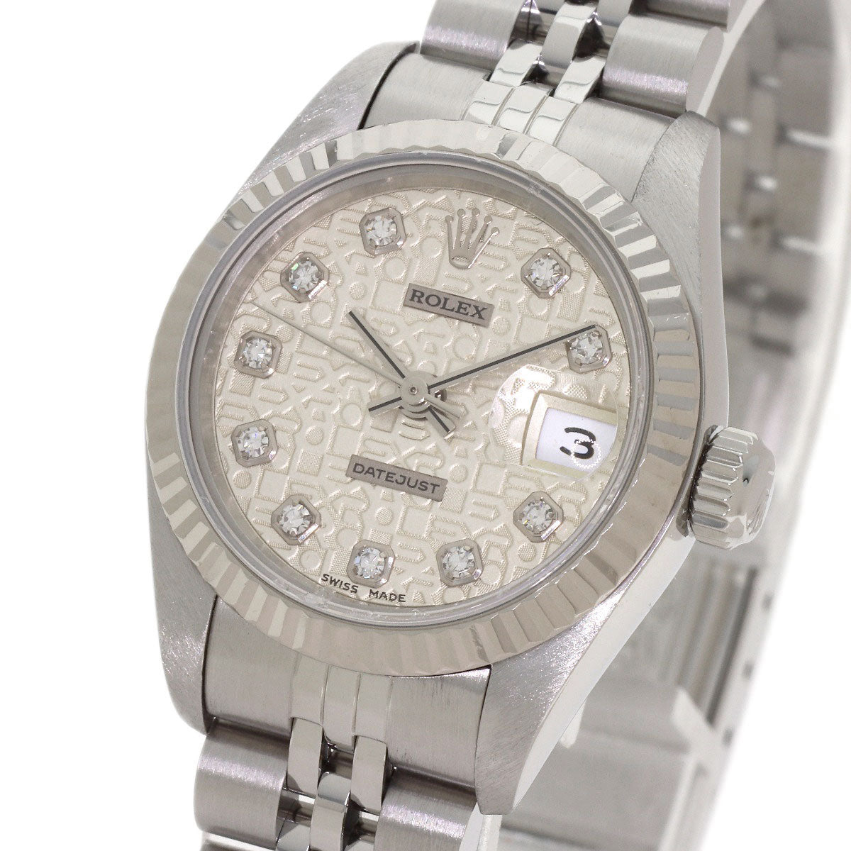 ROLEX DATEJUST 10P Diamond Watches 69174G Stainless Steel/Stainless Steel Ladies