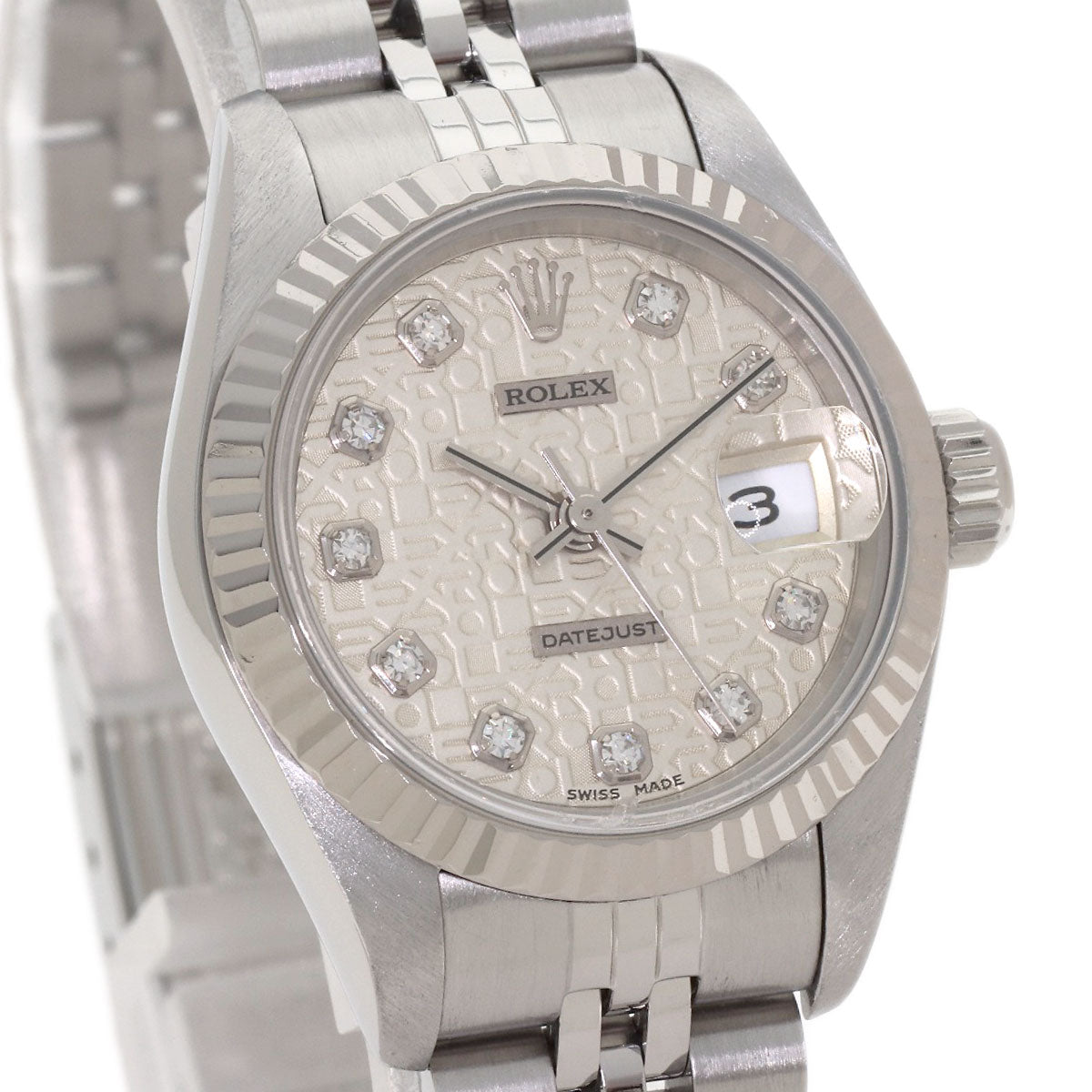 ROLEX DATEJUST 10P Diamond Watches 69174G Stainless Steel/Stainless Steel Ladies
