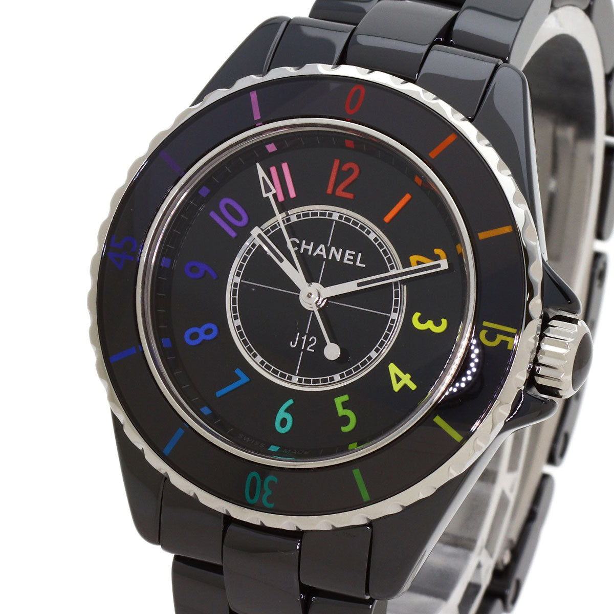 CHANEL J12 Electro 1.3" Limited Edition of 1255 Pieces Worldwide Watches H7121 Ceramic/Ceramic Ladies