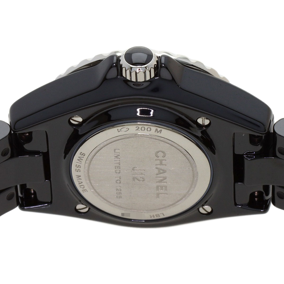 CHANEL J12 Electro 1.3" Limited Edition of 1255 Pieces Worldwide Watches H7121 Ceramic/Ceramic Ladies