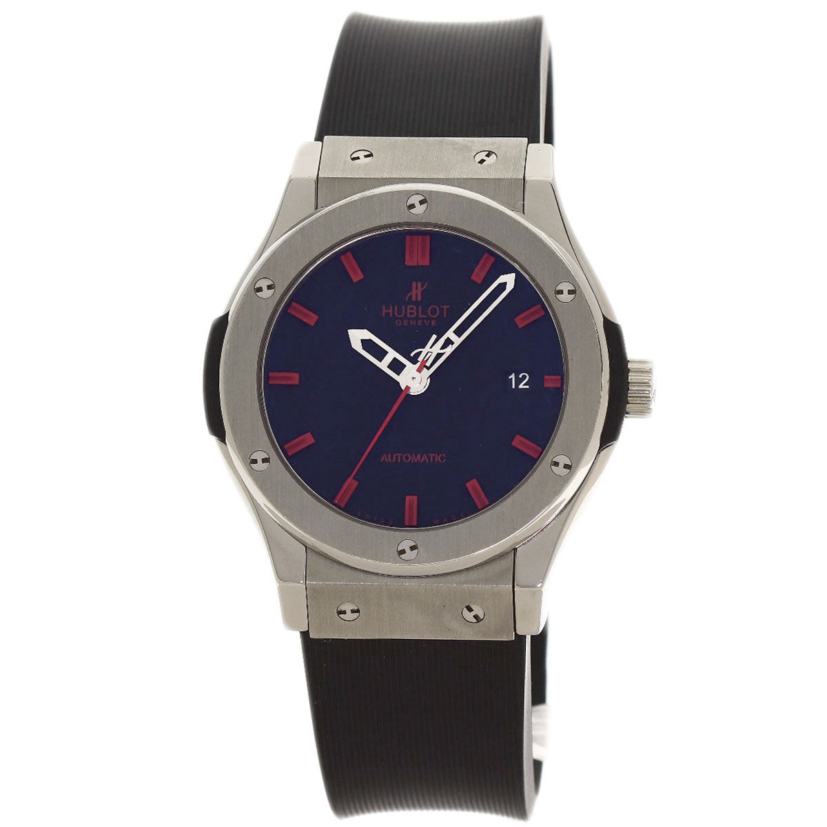 HUBLOT Classic fusion Watches 542.ZX.1130.LR.MSK11 Titanium/Rubber mens
