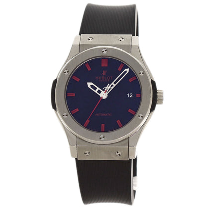 HUBLOT Classic fusion Watches 542.ZX.1130.LR.MSK11 Titanium/Rubber mens