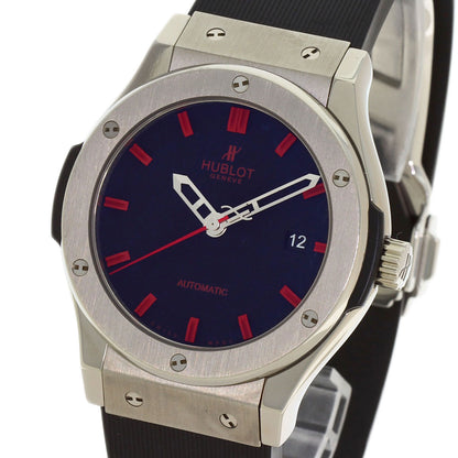HUBLOT Classic fusion Watches 542.ZX.1130.LR.MSK11 Titanium/Rubber mens