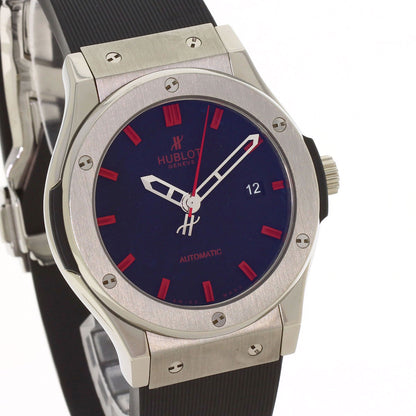 HUBLOT Classic fusion Watches 542.ZX.1130.LR.MSK11 Titanium/Rubber mens