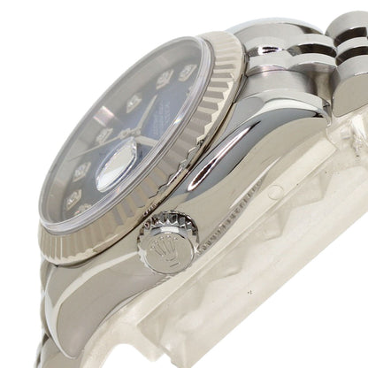 ROLEX Datejust 10P Diamond Blue Gradation Watches 179174G Stainless Steel/Stainless Steel Ladies