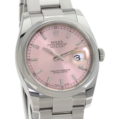 ROLEX Datejust Pink Bar Watches 116200 Stainless Steel/Stainless Steel mens