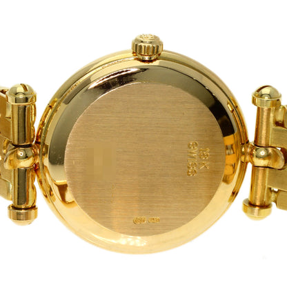 Van Cleef & Arpels Round Face 12P Diamond Watches 18601 K18 Yellow Gold/18K Yellow Gold Ladies