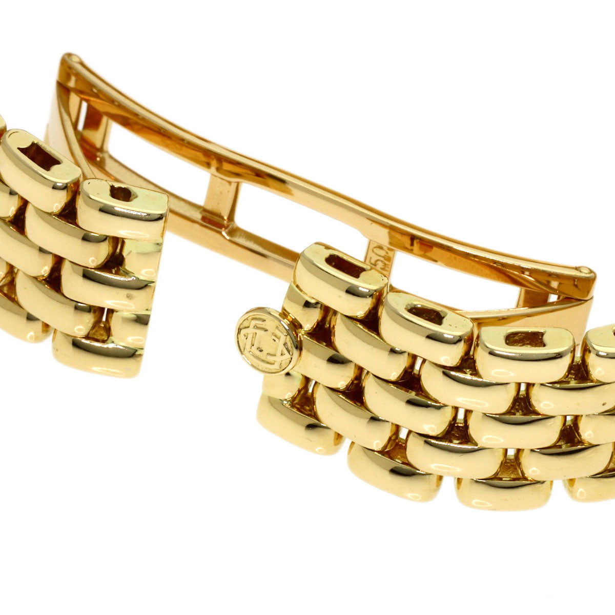 Van Cleef & Arpels Round Face 12P Diamond Watches 18601 K18 Yellow Gold/18K Yellow Gold Ladies